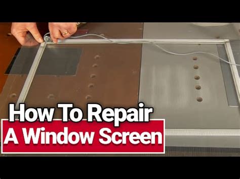 window screen hardware repair